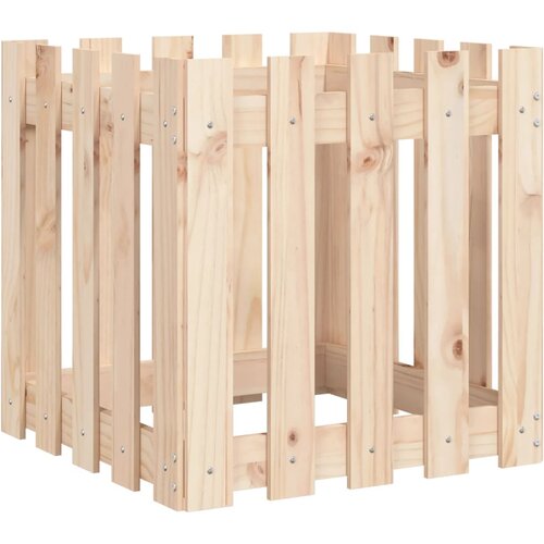  Vrtna sadilica s izgledom ograde 50x50x50 cm masivna duglazije Slike