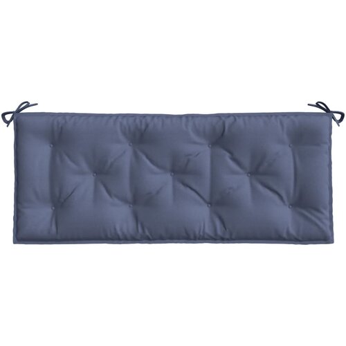  Jastuk za vrtnu klupu modri 120x50x7 cm tkanine Oxford Slike