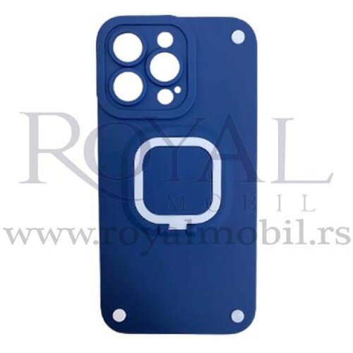  futrola pelit silikon sa drzacem za iphone 13 pro max (6.7) teget sa belim Slike