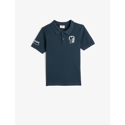Koton Polo T-shirt - Navy blue Cene