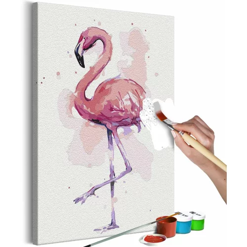  Slika za samostalno slikanje - Friendly Flamingo 40x60