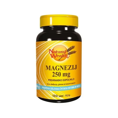 Natural Wealth Magnezij 250 mg, tablete