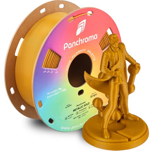 Polymaker Panchroma&amp;trade; PLA Metallic Gold - 1,75 mm / 1000 g Slike