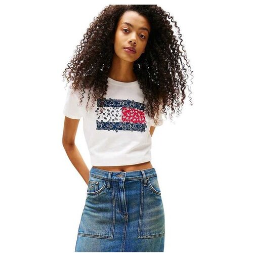 Tommy Hilfiger logo majica za žene THDW0DW20897-YBL Slike