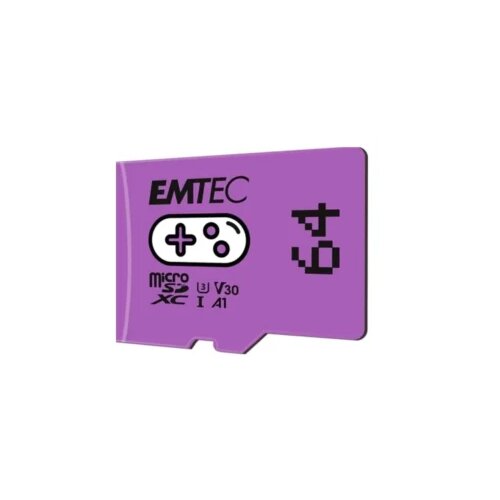 Emtec MicroSD Gaming Purple Memory Card 64GB A1 Class10 Cijene
