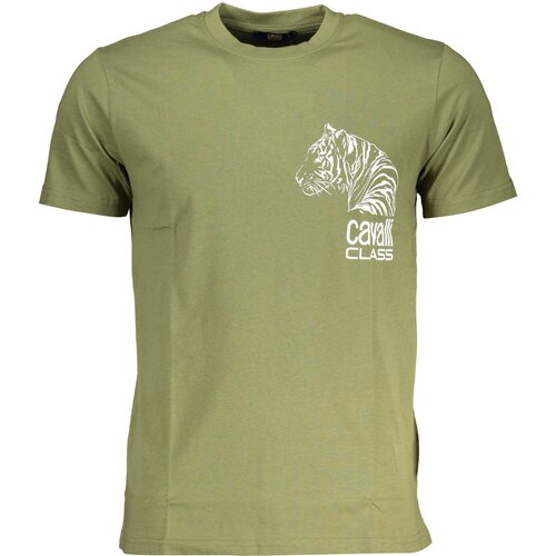 Cavalli Class GREEN MEN&#39;S SHORT SLEEVED T-SHIRT Cene