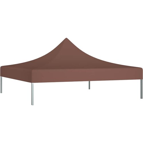Krov za &amp;scaron;ator za zabave 2 x 2 m smeđi 270 g/m&amp;sup2; Slike