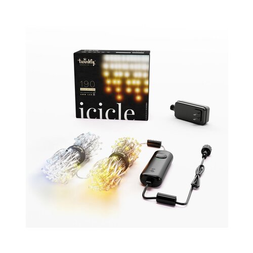 TWINKLY LED svetlobna veriga Icicle AWW (190 pametnih LED diod, dolžina: 500 cm) Cene
