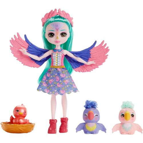 Enchantimals Mattel : Glavna ulica City Tails - Družina vrabčkov Filia (HKN15), (21382393) Cene
