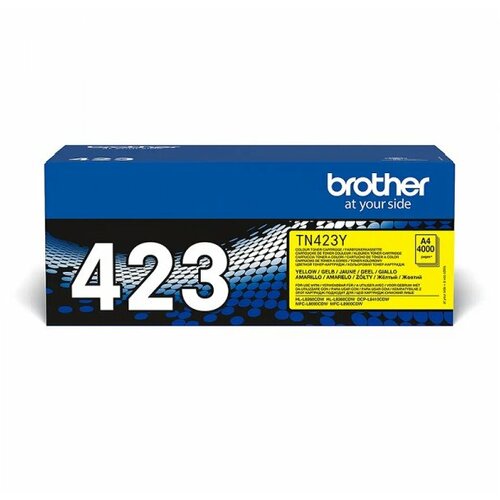 Brother TN423Y - Toner, Yellow, 4000 pages toner Slike