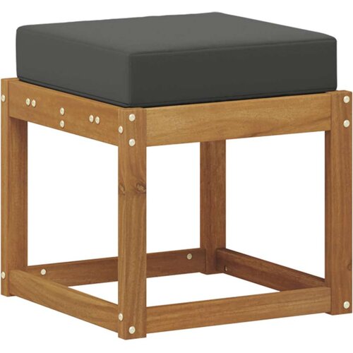  Klupa za sjedenje Prirodna i antracit 43 x 43 x 37 cm - Prirodno i antracit 40 cm Otvoreno područje nogu Slike