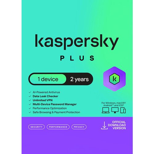 Kaspersky Plus (2 Years / 1 Device) Key EUROPE Cene