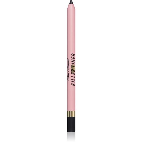 Too Faced Killer Liner 36 Hour Waterproof Gel Eyeliner Pencil vodoodporni gel svinčnik za oči za dolgoobstojen učinek odtenek Black 1,2 g Cene