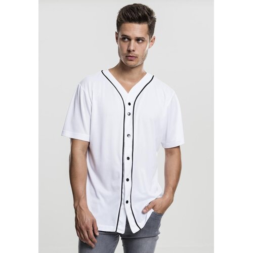 Urban Classics Baseball Mesh Jersey wht/blk Slike