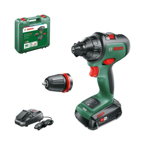 Bosch Home and Garden AdvancedDrill 18 2-vhoda-akumulatorski vrtalni vijačnik 18 V vklj. akumulator\, vklj. kovček\, vklj. polnilnik, (21511829) Cene
