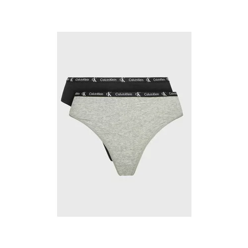 Calvin Klein Underwear Set 2 parov klasičnih spodnjih hlačk 000QD3991E Pisana