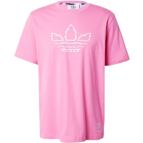 Adidas Majica 'PRIDE' rumena / svetlo siva / svetlo roza / bela