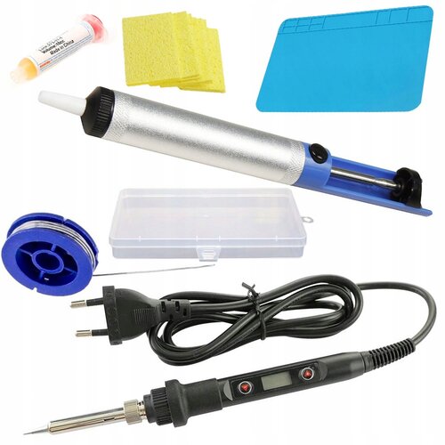 Rosfix SET ELEKTRIČNA SPAJKALNA POSTAJA OC80W – 80W, 180–500°C, ESD, ZASLON, DODATKI | 230V, 900M GROT, (5000010053) Cene