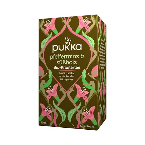 Pukka Bio zeliščen čaj Poprova meta in sladki koren Cene