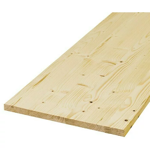 EXCLUSIVHOLZ Masivna drvena lijepljena ploča (Smreka/jela, 2.500 x 200 x 18 mm)