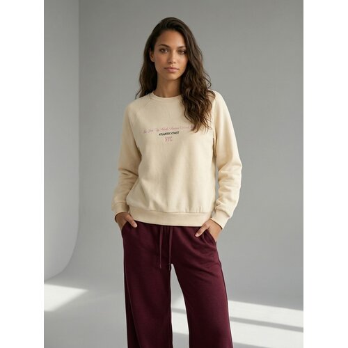 Sinsay Crewneck duks s izvezenim natpisom NYC Slike