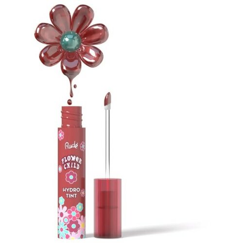 Rude Cosmetics tečni hidratantni ruž za usne FLOWER CHILD Black Dahlia 3g Slike