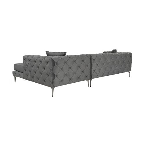 Atelier Del Sofa Ugaona garnitura Como Eco, 270x180x72 cm, Antracit Slike
