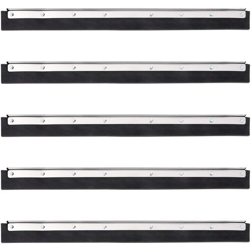 vidaXL Glave za čistilec tal 5 kosov 55x2x5 cm jeklo in guma Cene