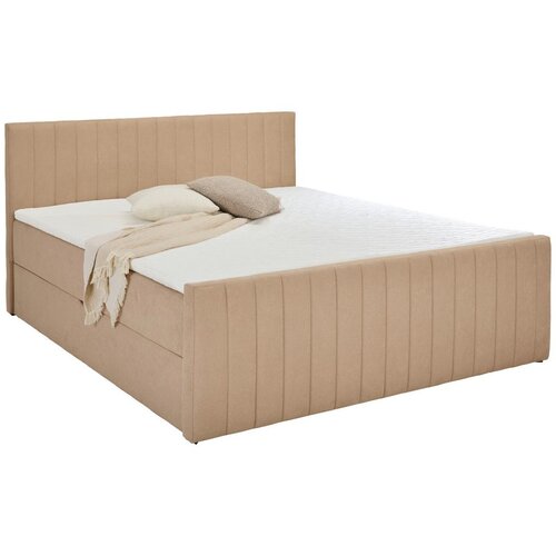 Modern Living Postelja Z Vzmetnico Sontje, Bež, 160x200 Slike