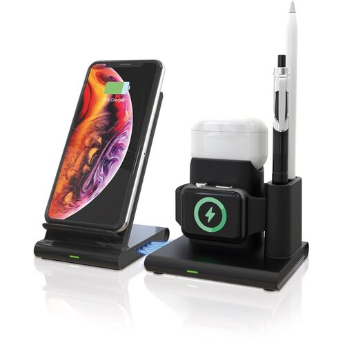  RealPower ChargeAIR Coect Smartphone, Smartwatch, Tablet Black USB Wireless charging Indoor Cijene