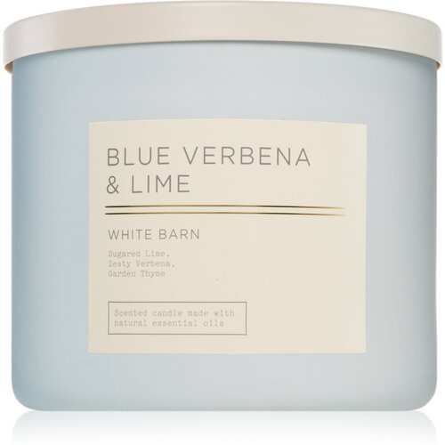 Bath &amp;amp; Body Works Blue Verbena &amp;amp; Lime di&amp;scaron;eča sveča 411 g Slike