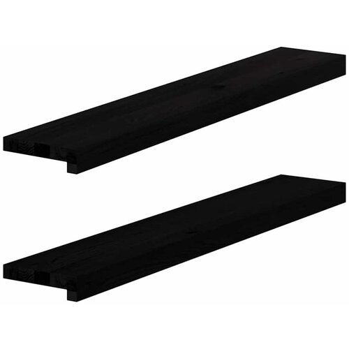  Prozorske klupice 2 kom tamnosmeđe 90x15x2 cm masivne hrast Cijene