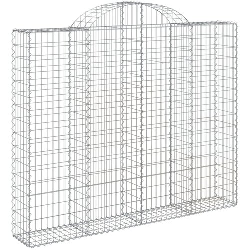  Gabionska ko&amp;scaron;ara s lukom 200x30x160/180 cm pocinčano željezo Slike