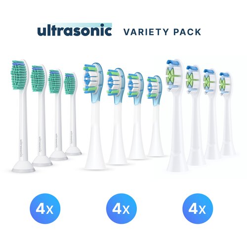 Ultrazvučni komplet nastavaka za Philips Sonicare C1 ProResults, W2 Optimal White, C3 Premium Zaštita od plaka Cijene