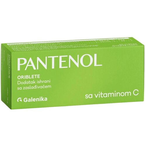 Galenika Pantenol Oriblete sa Vitaminom C 20 Oribleta Slike