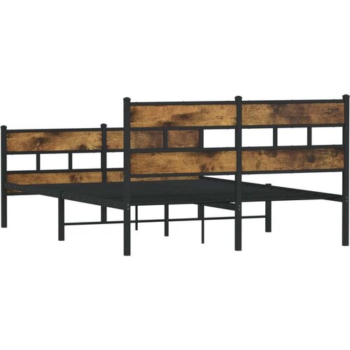 okvir kreveta bez madraca boja hrasta 135x190 cm Slike