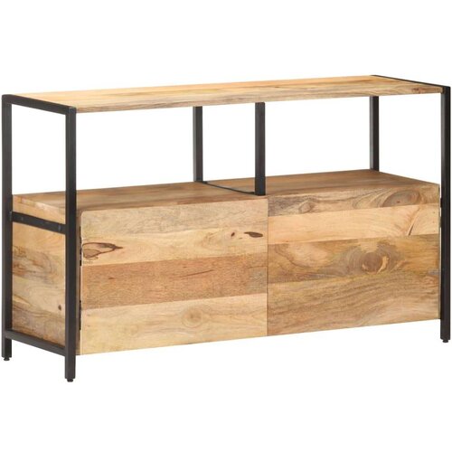 VidaXL Komoda 110x35x65 cm trden mangov les Slike