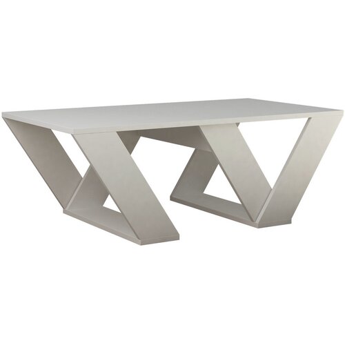 Decortie Klubske mizice Coffee Table - Pipra - White Bela Slike
