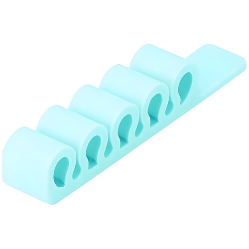  Silikonski organizator za kablove / uredski pribor &amp;ndash; Tirkizna KP36463 Slike