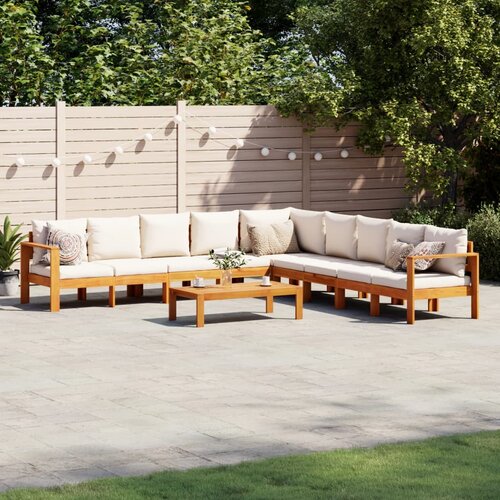 VidaXL 6-dijelna set vrtnih sofa s jastucima masivno bagremovo drvo Slike