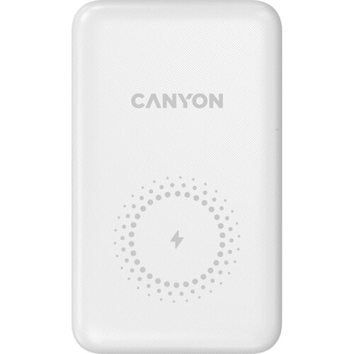 Canyon PB-1001 18W PD+QC 3.0+10W Magnet wireless charger powerbank10000mAh Li-poly battery,Lightning Input: DC5V/2A, 9V/2A Type c PD Input： DC5V/3A, 9V/2A， Type C PD output:5V/3A,9V/2.2A,12V/1.5AQC 3.0 Output: DC5V/3A, 9V/2A, 12V/1.5A, Wireless Slike