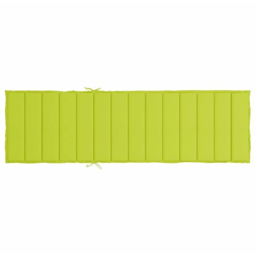  Jastuk za ležaljku jarkozeleni 200 x 70 x 3 cm tkanina Oxford Slike