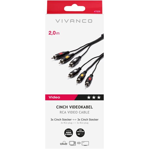 Vivanco Video veza sa CINCH stereo, 2m, Cijene