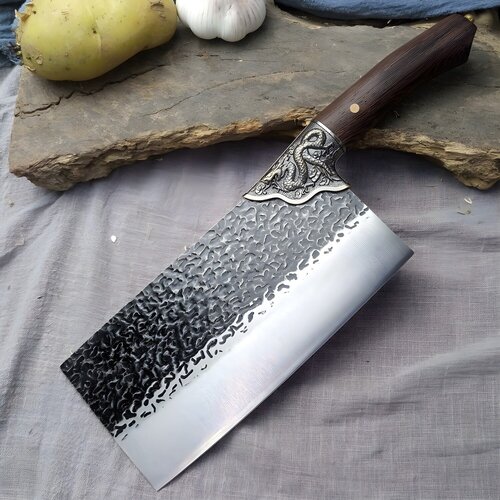  Kuhinjski sekač DR-13956 - Velik sekač / Rjava KP13956 Slike