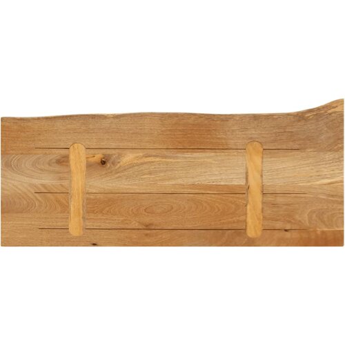 Stolna ploča sa živim rubom 90x40x3,8 cm od masivnog drva manga Slike