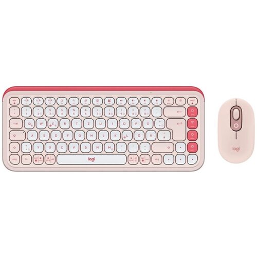 Logitech pop icon combo rose set tastatura i mi&amp;scaron; Slike