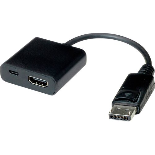 Value HDMI adapterski kabel HDMI-A vtičnica\, DisplayPort vtič 0.15 m črna 12.99.3145 HDMI kabel, (20421097) Cene