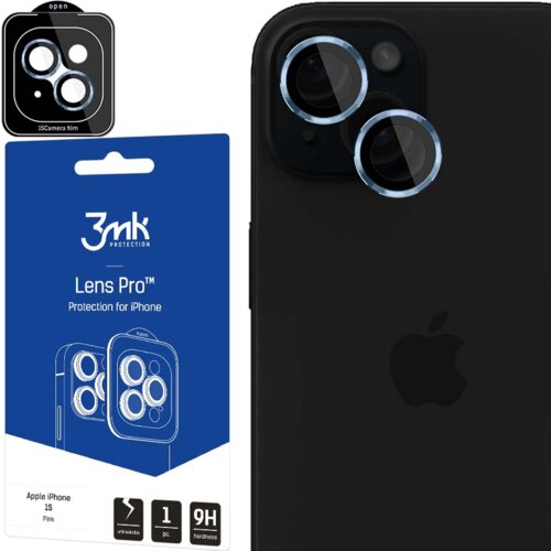 3mk ZA&amp;Scaron;ČITA ZA LEČE PRO BLUE ZA APPLE IPHONE 15 KALJENO STEKLO, (21977573) Slike