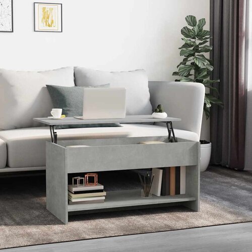  Stolić za kavu boja betona 102x50,5x52,5 cm konstruirano drvo Cene