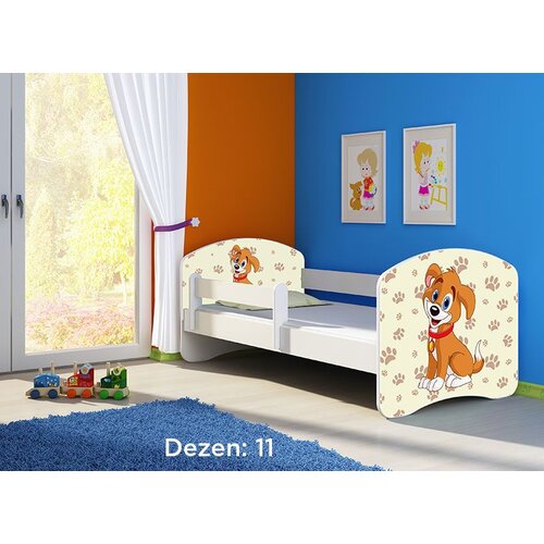 ACMA dečiji krevet ii 140x70 + dušek 6 cm WHITE11 Cene